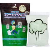 Little Stinker Bag of Zombie Farts Cotton Candy Funny Novelty Gift for Unique Birthday Gag Gift for Friends, Mom, Dad, Girl, Boy Grandson