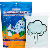 Little Stinker Bag of Narwhal Farts Cotton Candy Funny for All Ages Unique Birthday for Friends, Mom, Dad, Girl, Boy, Gag Gift